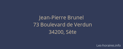 Jean-Pierre Brunel