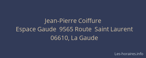 Jean-Pierre Coiffure