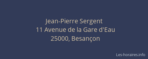 Jean-Pierre Sergent