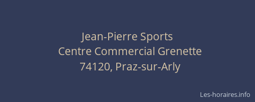 Jean-Pierre Sports