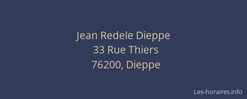 Jean Redele Dieppe