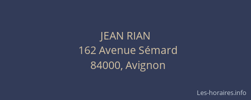JEAN RIAN
