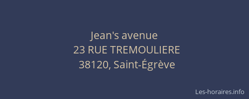 Jean's avenue