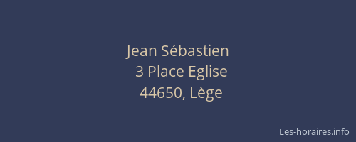 Jean Sébastien