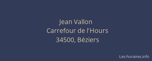 Jean Vallon