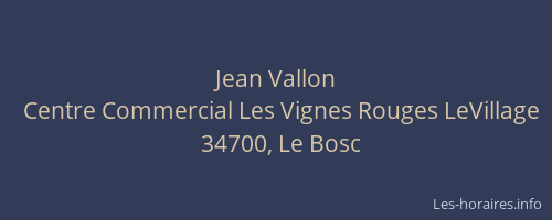 Jean Vallon