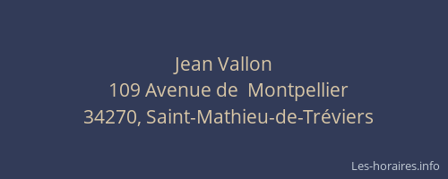 Jean Vallon