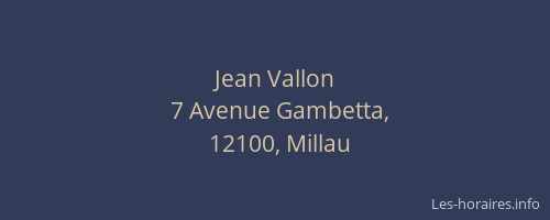Jean Vallon