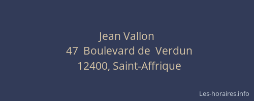 Jean Vallon