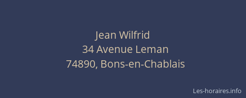 Jean Wilfrid