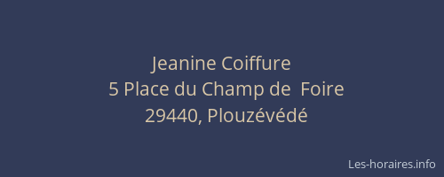 Jeanine Coiffure