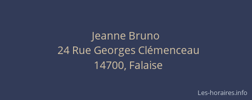 Jeanne Bruno