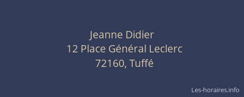 Jeanne Didier