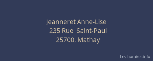 Jeanneret Anne-Lise