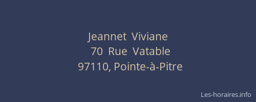 Jeannet  Viviane