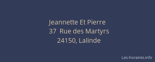 Jeannette Et Pierre
