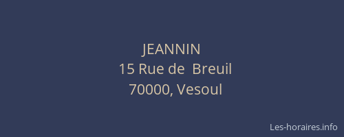 JEANNIN