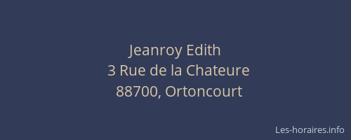 Jeanroy Edith