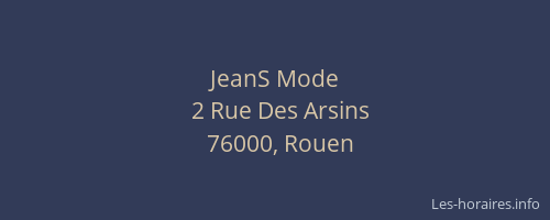 JeanS Mode