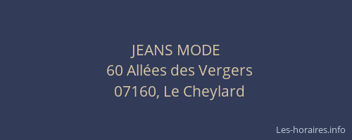 JEANS MODE