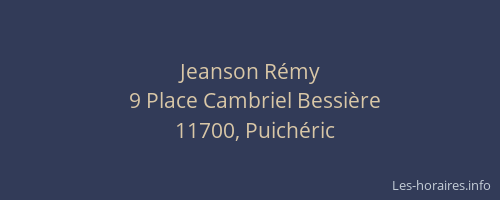 Jeanson Rémy