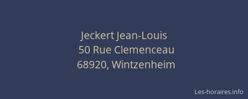 Jeckert Jean-Louis
