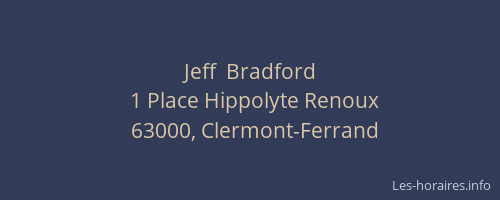Jeff  Bradford