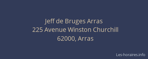 Jeff de Bruges Arras