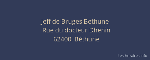 Jeff de Bruges Bethune
