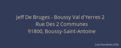 Jeff De Bruges - Boussy Val d'Yerres 2