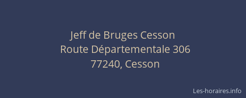 Jeff de Bruges Cesson