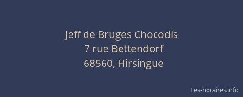 Jeff de Bruges Chocodis