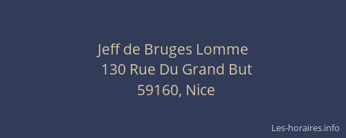 Jeff de Bruges Lomme