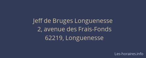 Jeff de Bruges Longuenesse