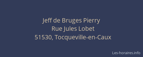 Jeff de Bruges Pierry