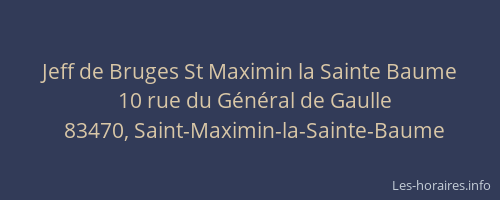 Jeff de Bruges St Maximin la Sainte Baume