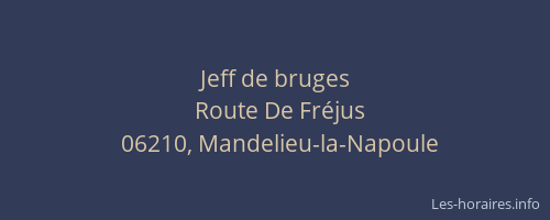 Jeff de bruges