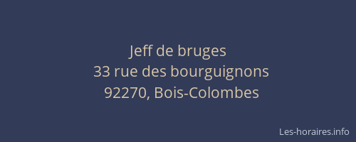 Jeff de bruges