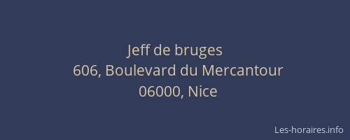 Jeff de bruges