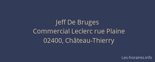 Jeff De Bruges