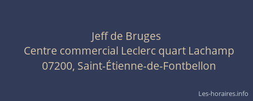 Jeff de Bruges