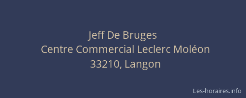 Jeff De Bruges