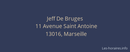 Jeff De Bruges