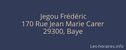 Jegou Frédéric