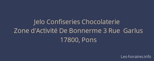 Jelo Confiseries Chocolaterie