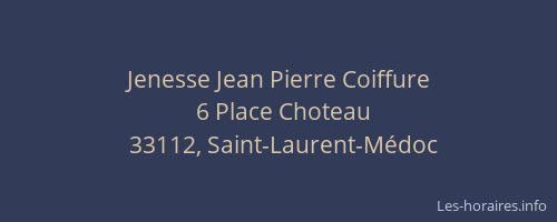 Jenesse Jean Pierre Coiffure