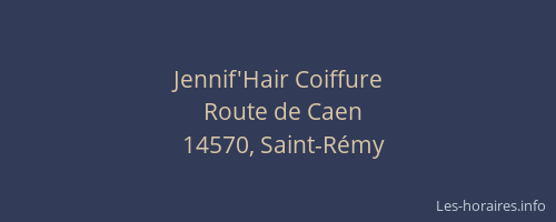 Jennif'Hair Coiffure