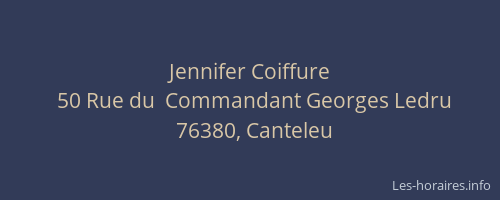 Jennifer Coiffure