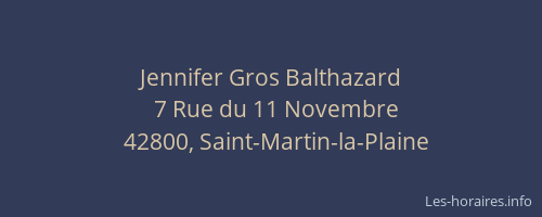 Jennifer Gros Balthazard