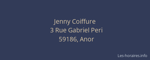 Jenny Coiffure